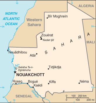 Zajímavá místa - Mauretánie