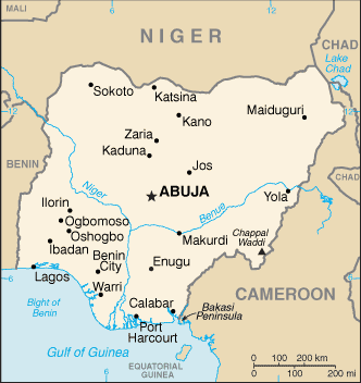 Zajímavá místa - Nigérie