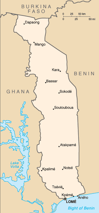 Zajímavá místa - Togo