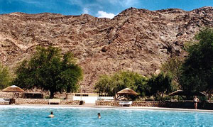 Ai - Ais Hot Spring Spa resort - u Fish River Canyonu Namibie