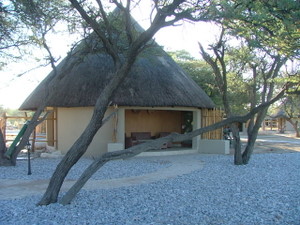 Okaukuejo Camp - Nrodn park Etosha Namibie