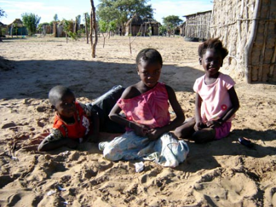 D�ti v Rundu, Namibie