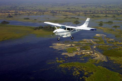 Leteck safari s ubytovnm v lodge - Botswana TW