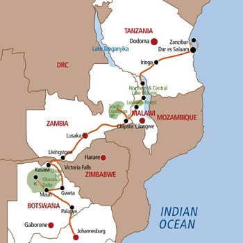Z Delty do Dar es Salaam  /N/S/ - 19 dn� NOM/NJZ,NZJ (ek)