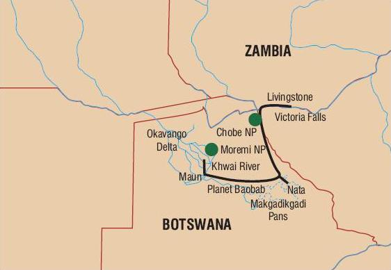 Klasick� Botswana - 6 dn� JEN/LM6 (p)