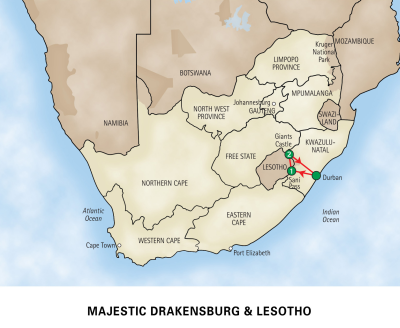 Majest�tn� Dra�� hory a Lesotho - 4 dny TH (pk)
