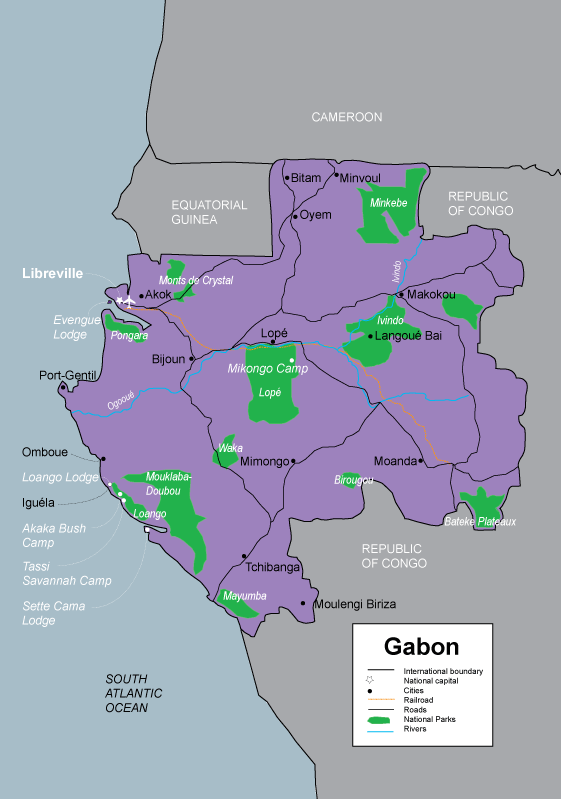 Kombinovan cesta Loango /Lop / Ivindo - 19 dn Gabon MV (p)