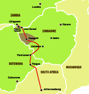Cesta do  Zimbabwe - 4 dny NOM/ NJZV (ek)