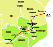 Z Victoria Falls do Malawi - 11 dn� /oba sm�ry/NOM/NAVD, NADV (eu)