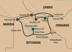 Botswana  vlet do divoiny - 15 dn JEN (pJ)