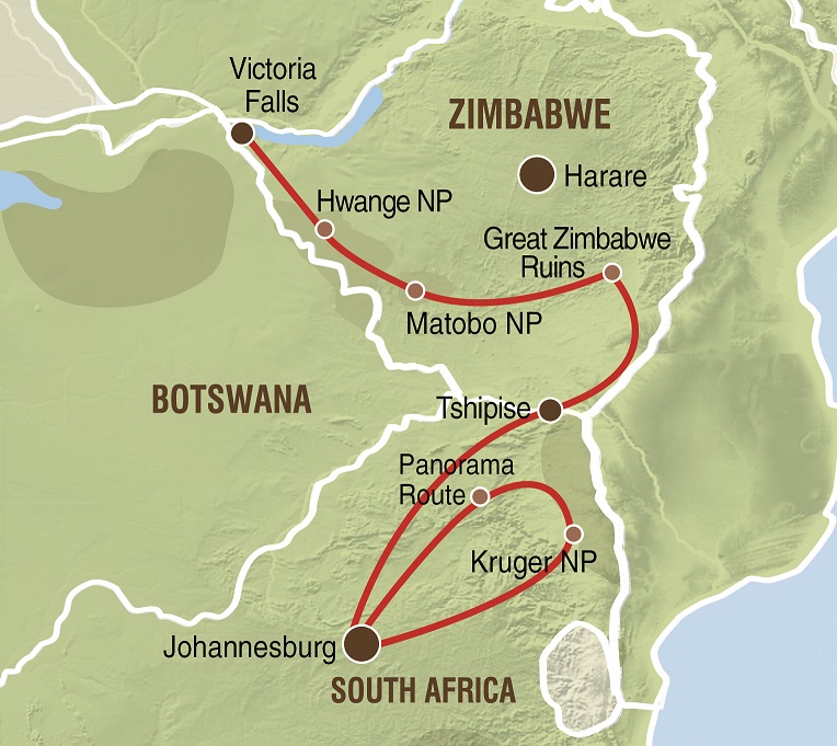 To nejlepší ze Zimbabwe a Kruger - 9 dní NZJJ (ek)