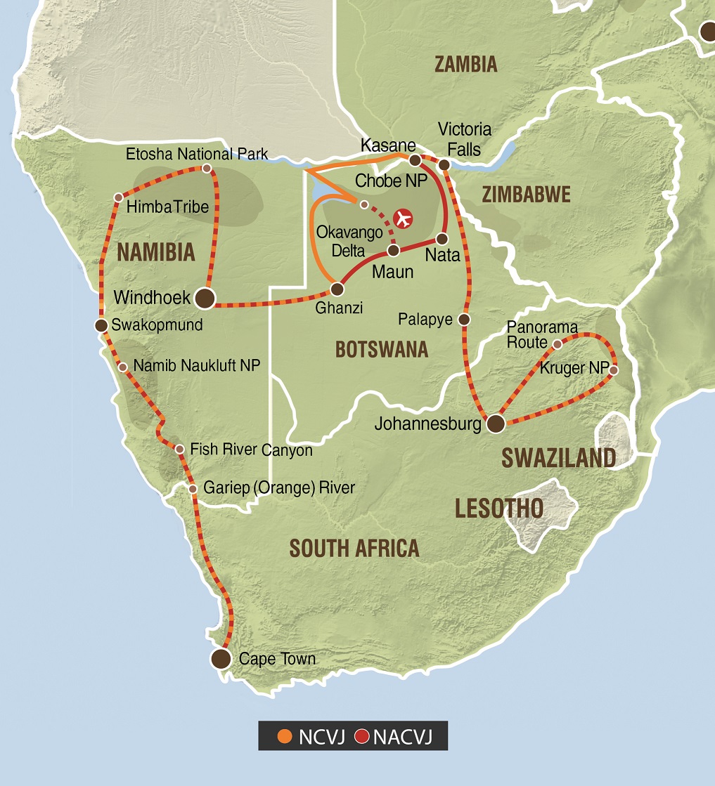 Z Kapského Města do Krugerova národního parku – 26 dní NOM/NACVJ (eu)