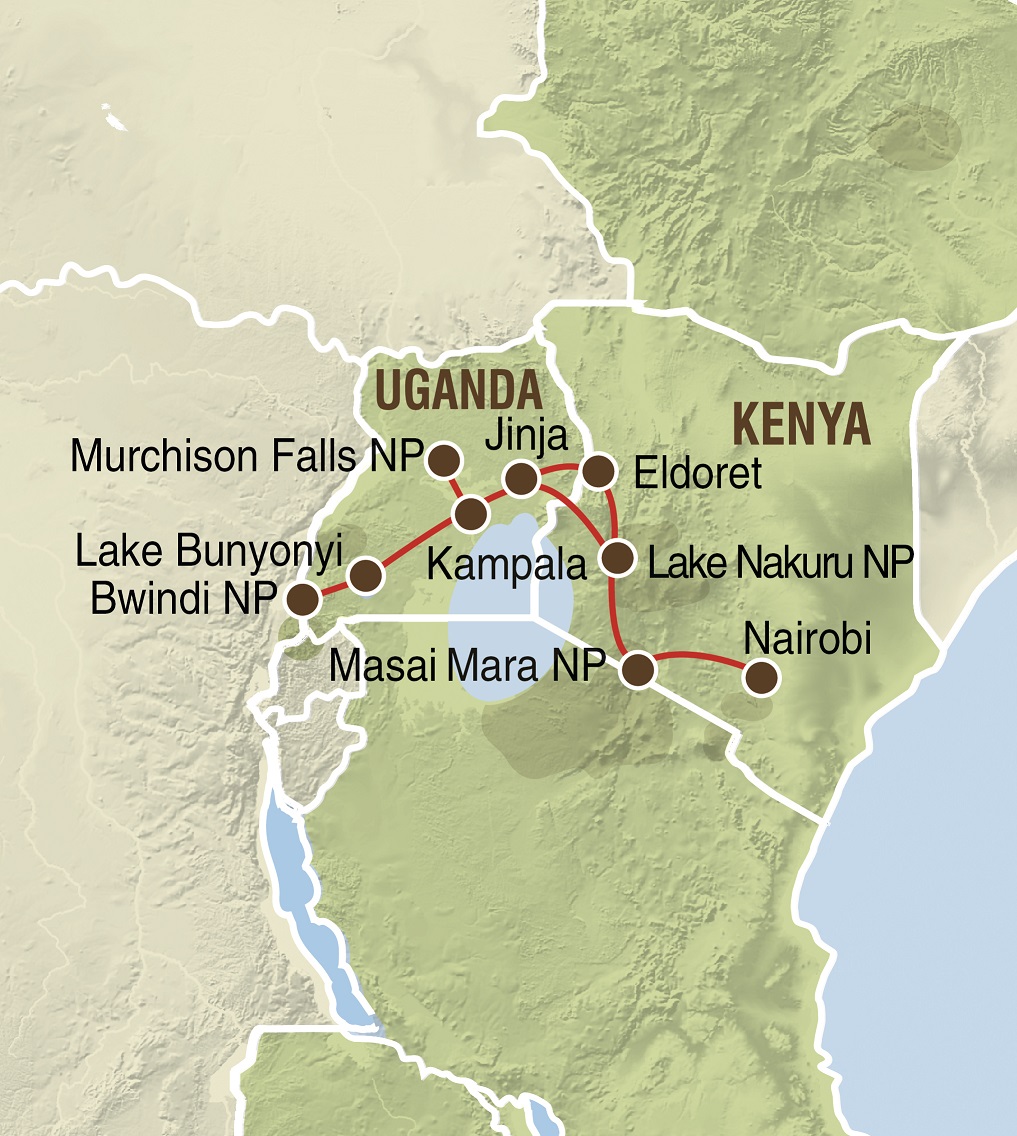 Masai Mara a gorily - 14 dn NOM/NMG (ek)