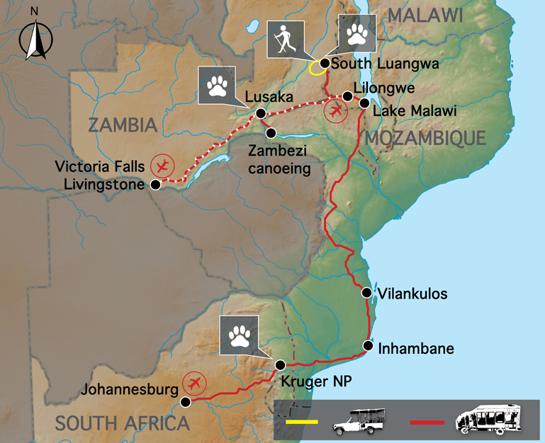 Zambie & Mozambik po stopách Livingstona - 22 dní SW/LMa22 (p12S)