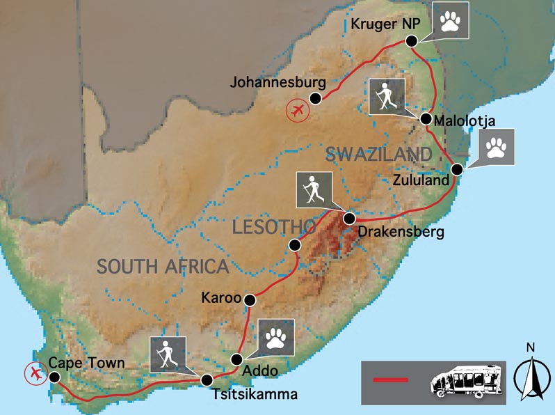 Jihoafrické scenérie - 18 dní SW/SA18 (p12S)