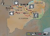 Botswana & Zimbabwe - 15 dn SW/BZac15 (p12S)