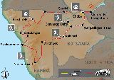 Namibie - Botswana - Pou a Delta + vodopdy v Zambii 21 dn SW/NB21; 15 dn SW/NB15 (p12S)